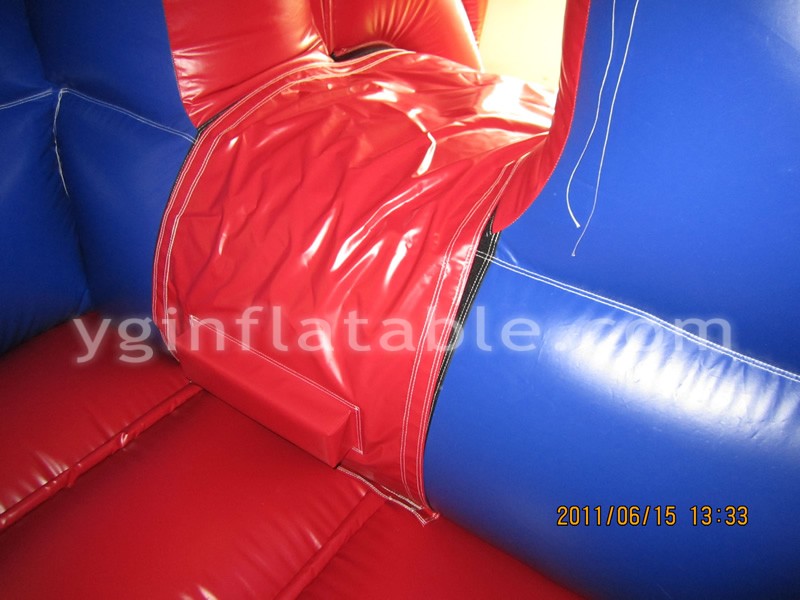 Superman bouncy castle with slideGB483