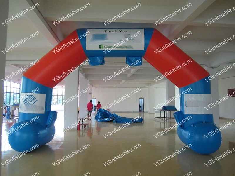 Blue and red Inflatable ArchGA142