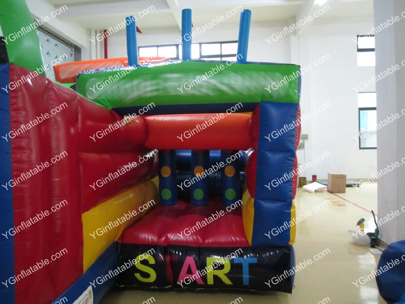 kids bounce house with slideGB501