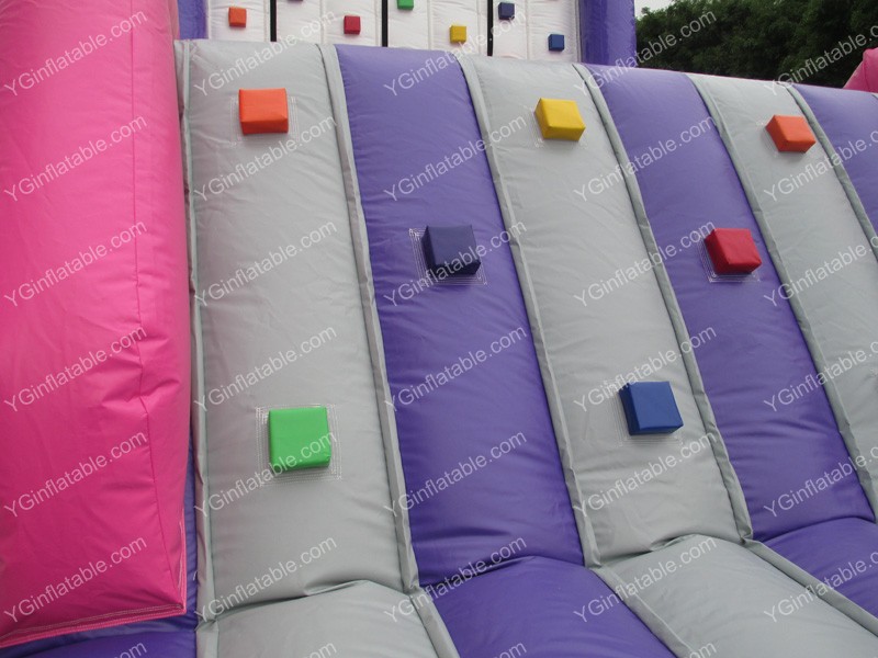 Inflatable Pink Climbing WallGH096