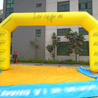 GA164Yellow paint arches Yellow paint archesGA164