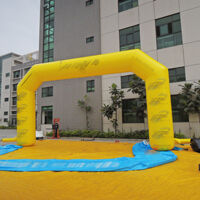 GA164Yellow paint arches Yellow paint archesGA164