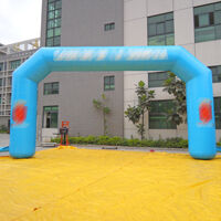 GA165Blue paint arches Blue paint archesGA165