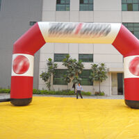GA166Inflatable Red Arches Inflatable Red ArchesGA166