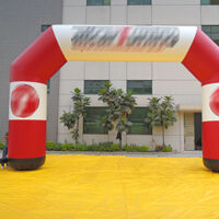 GA166Inflatable Red Arches Inflatable Red ArchesGA166