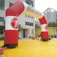 GA166Inflatable Red Arches Inflatable Red ArchesGA166
