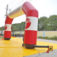 GA166Inflatable Red Arches Inflatable Red ArchesGA166