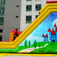 GI167Colorful Inflatable Slide Colorful Inflatable SlideGI167