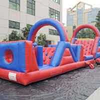 GE146Red and blue inflatable obstacle Red and blue inflatable obstacleGE146
