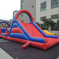 GE146Red and blue inflatable obstacle Red and blue inflatable obstacleGE146