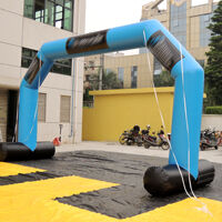GA169Inflatable light blue arches Inflatable light blue archesGA169