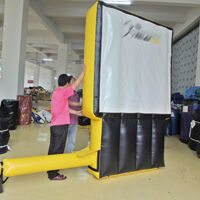 GC145Yellow and black inflatable billboard Yellow and black inflatable billboardGC145