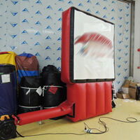 GC145bRed and black inflatable billboard Red and black inflatable billboardGC145b