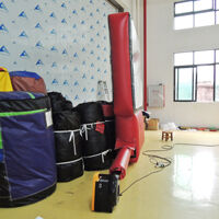 GC145bRed and black inflatable billboard Red and black inflatable billboardGC145b
