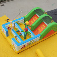 GE145Angry bird obstacles bouncer Angry bird obstacles bouncerGE145