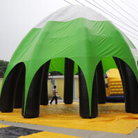 GN058bLight green inflatable tent Light green inflatable tentGN058b