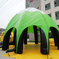GN058bLight green inflatable tent Light green inflatable tentGN058b
