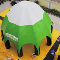 GN058bLight green inflatable tent Light green inflatable tentGN058b