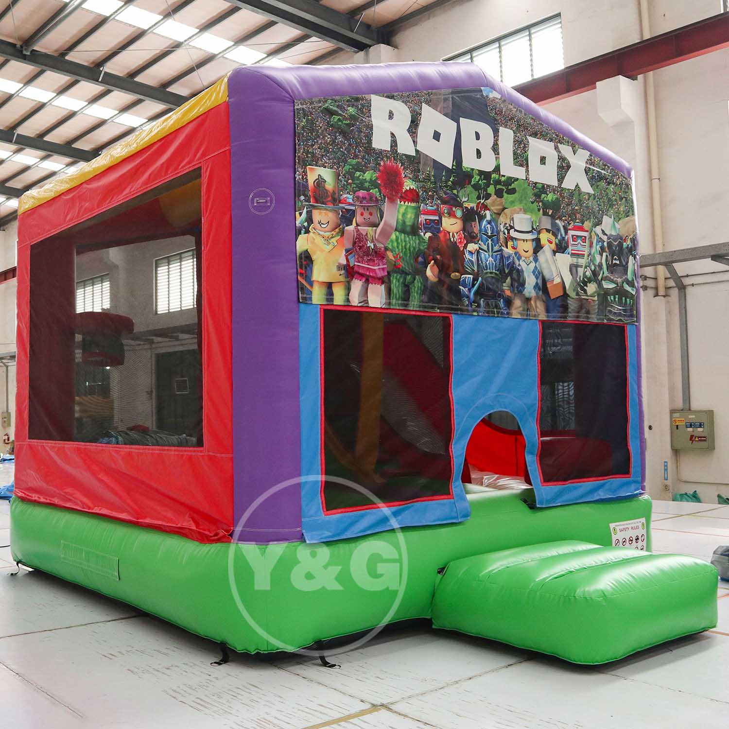 Robot Themed Inflatable Bounce HouseYG-153