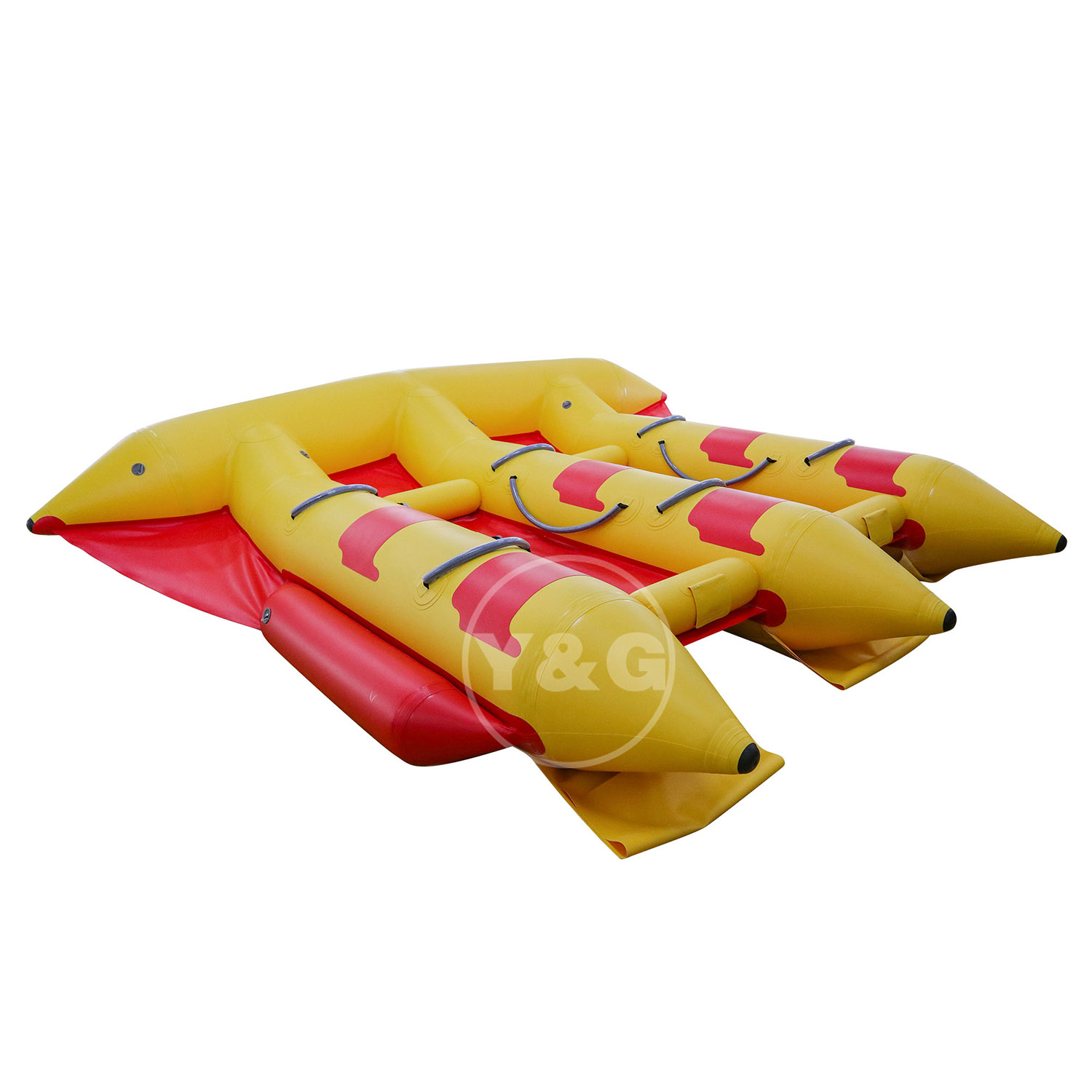 Red and Yellow Inflatable Flying Fish Boat07