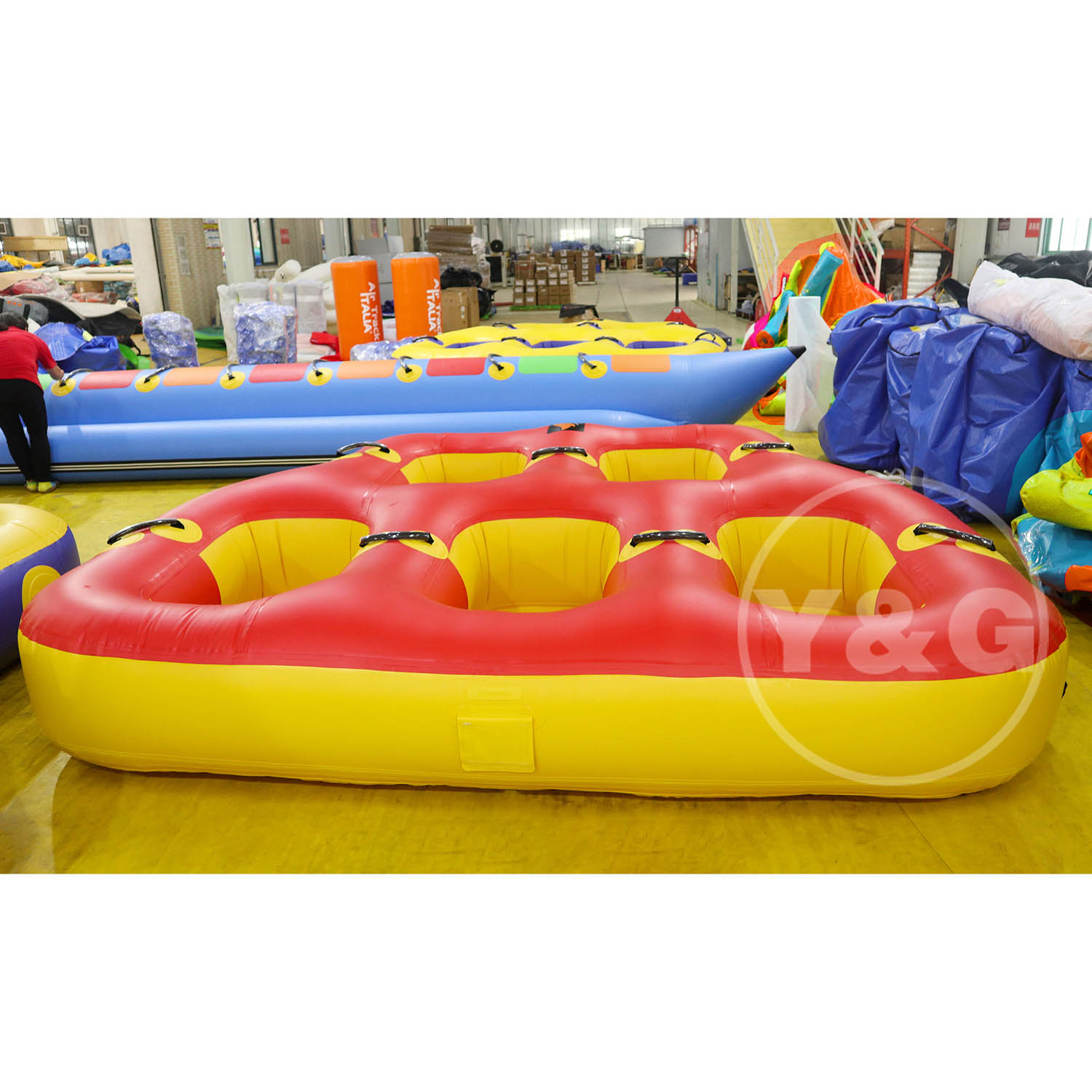 5-person Inflatable Donut Boat11