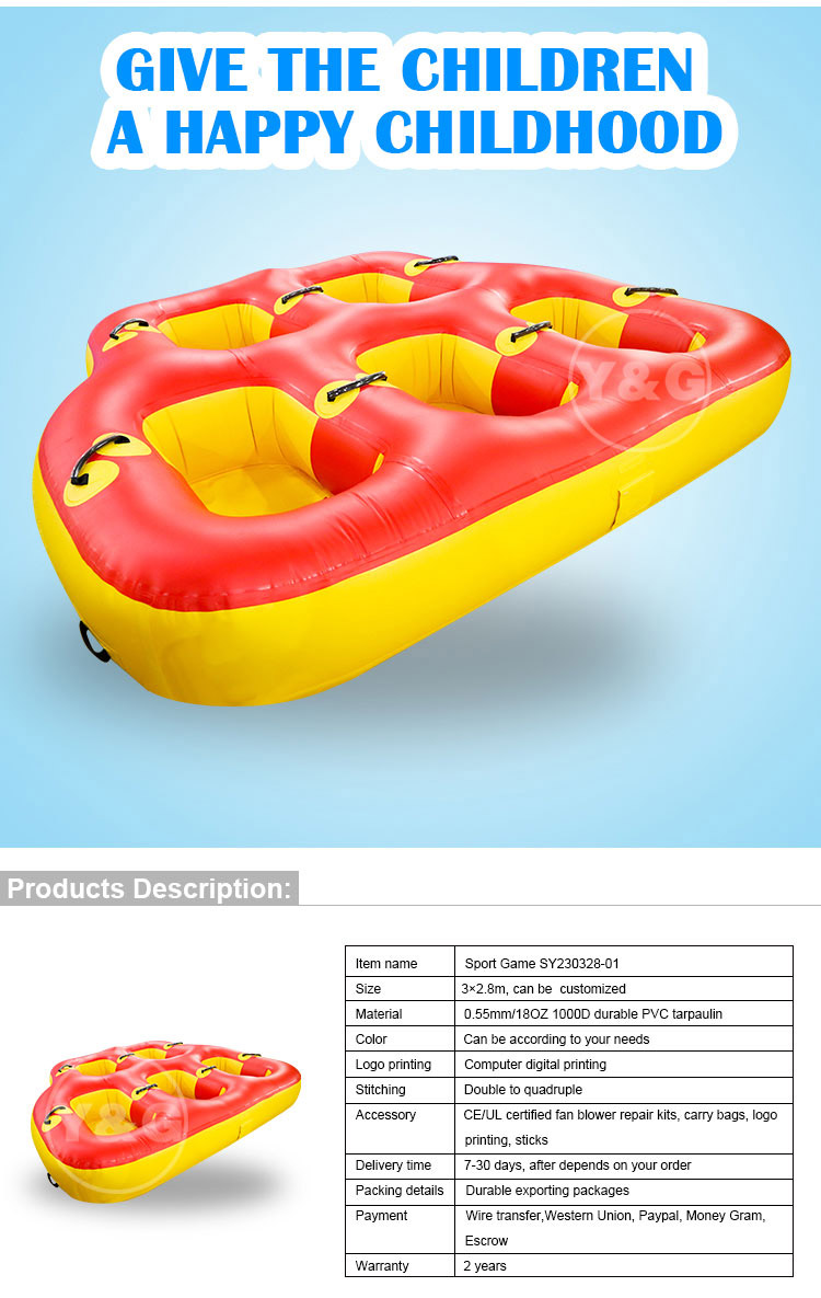 5-person Inflatable Donut Boat11