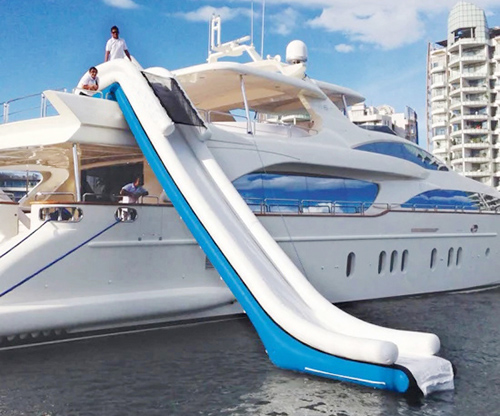 Factory Price Inflatable Floating Yacht  SlideYFP-08