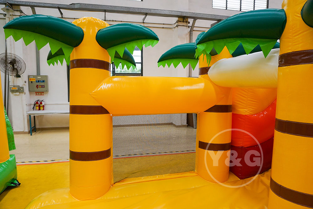 Inflatable dinosaur theme slideYG-100