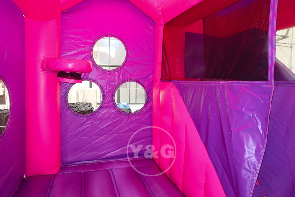 Inflatable princess bouncer slideYG-125