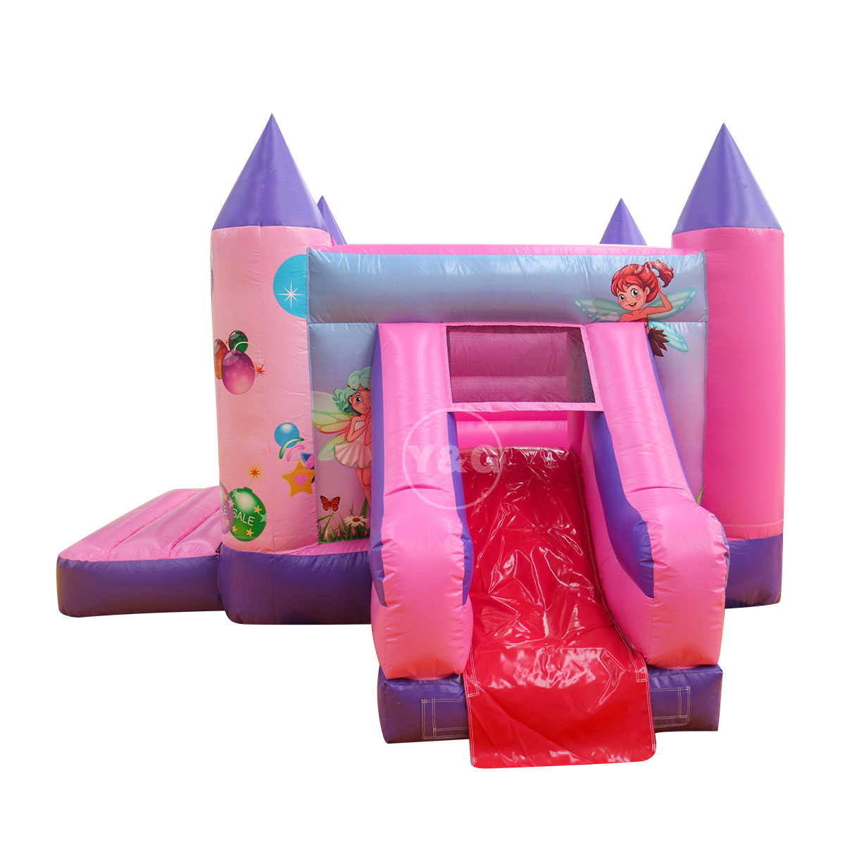 Flower Fairy Bounce House With SlideYG-97