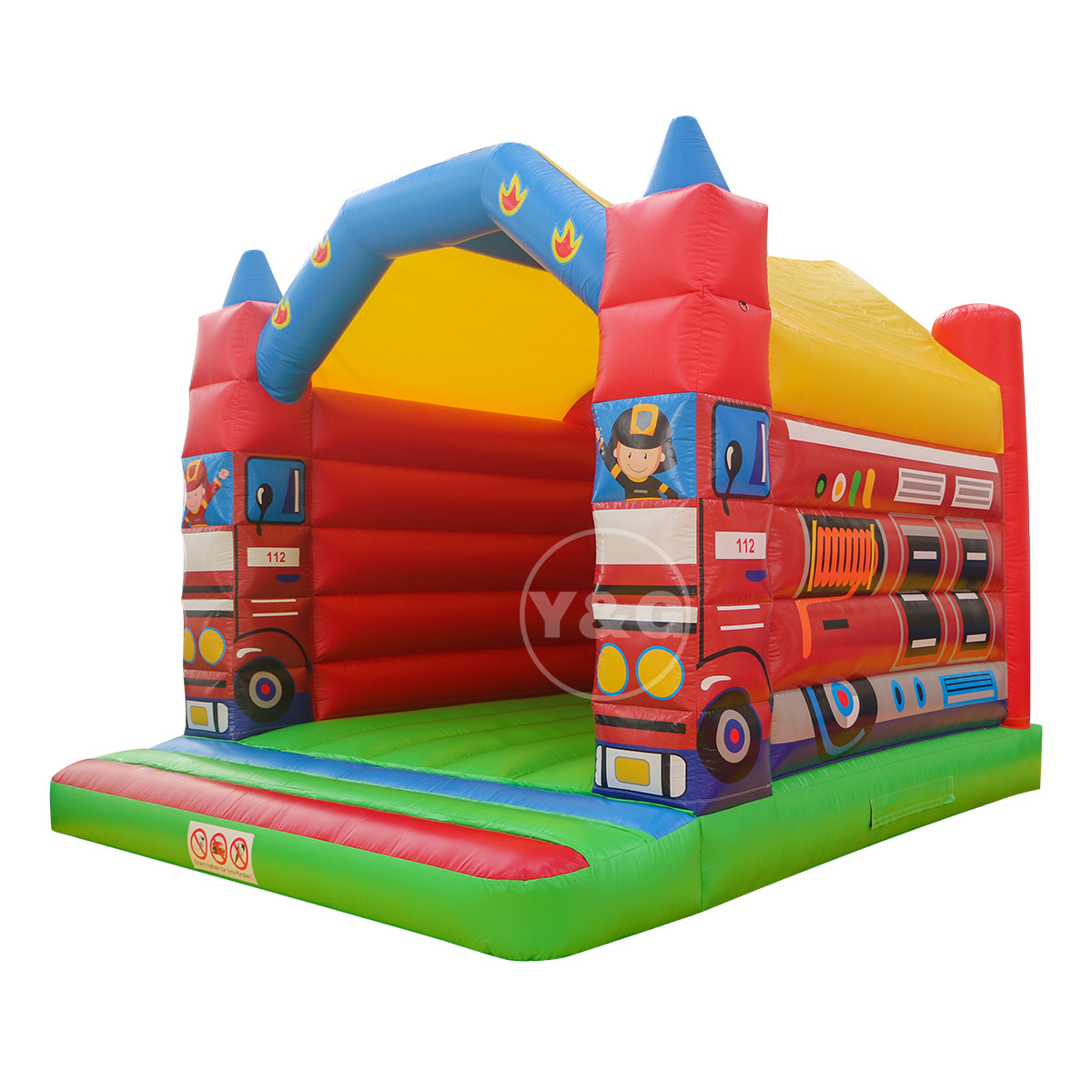 New design inflatable fire bounce houseYG-98