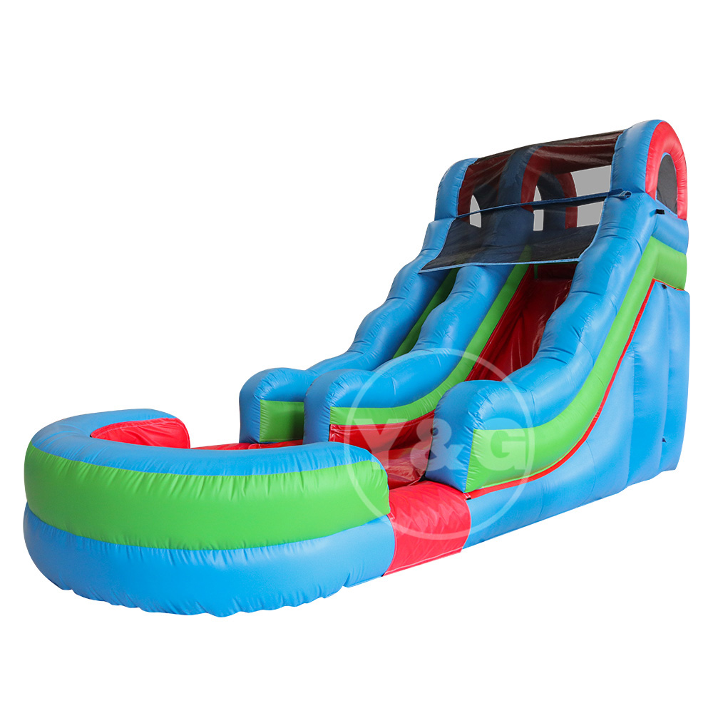 Commercial large Water Slide with poolS23-01
