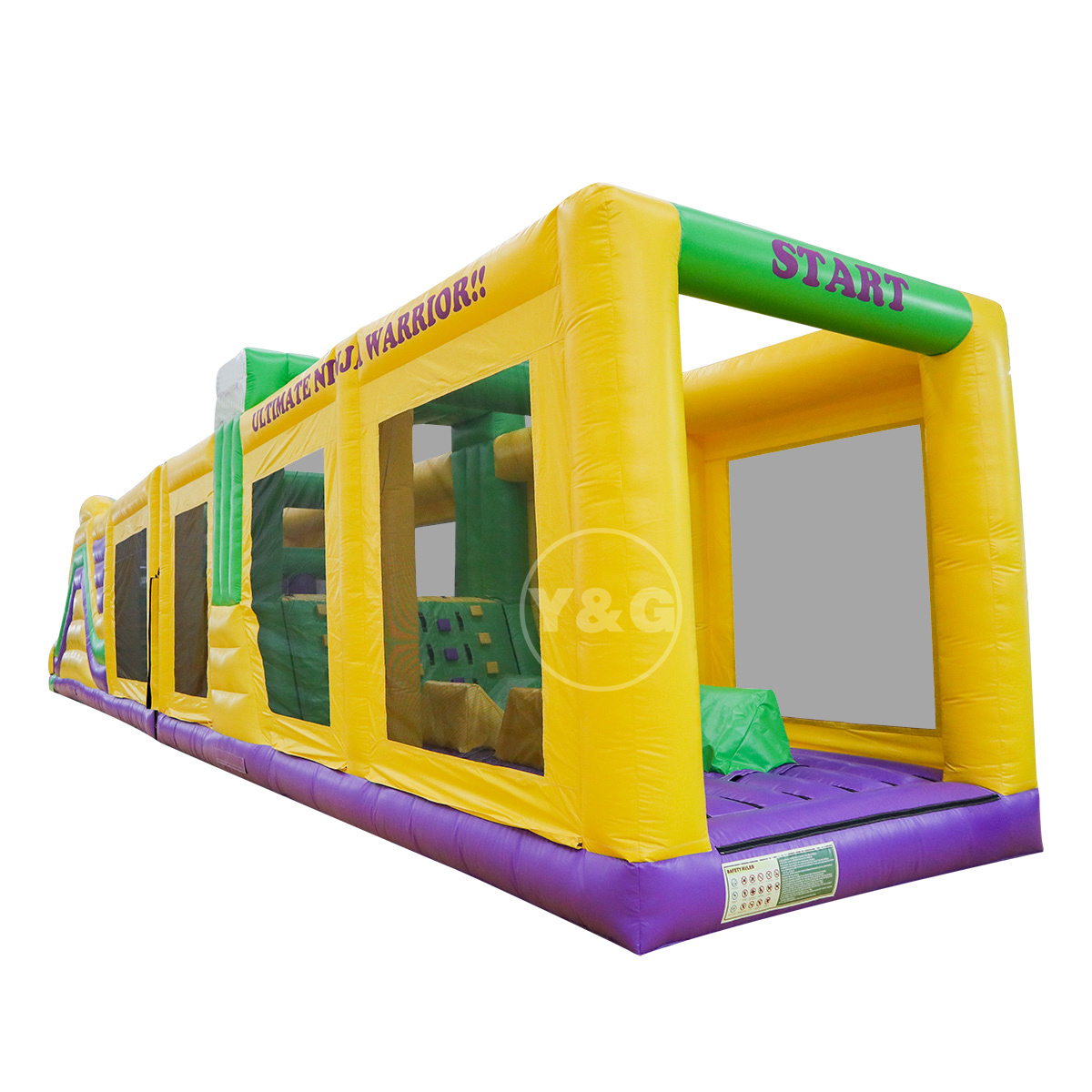 long inflatable obstacle course for saleYGO60