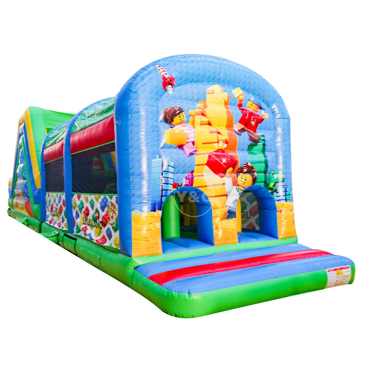 Inflatable LEGO obstacle courseYGO70