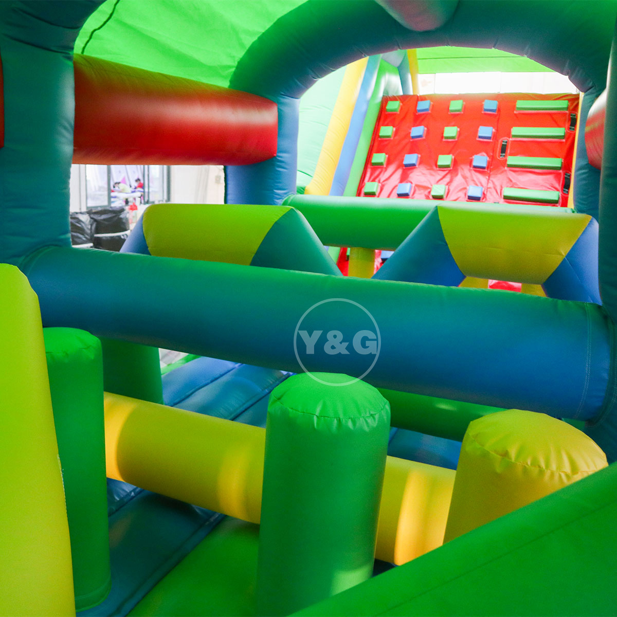 Inflatable LEGO obstacle courseYGO70