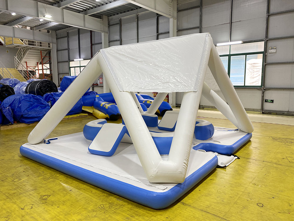 Inflatable platform with tentYFP-31