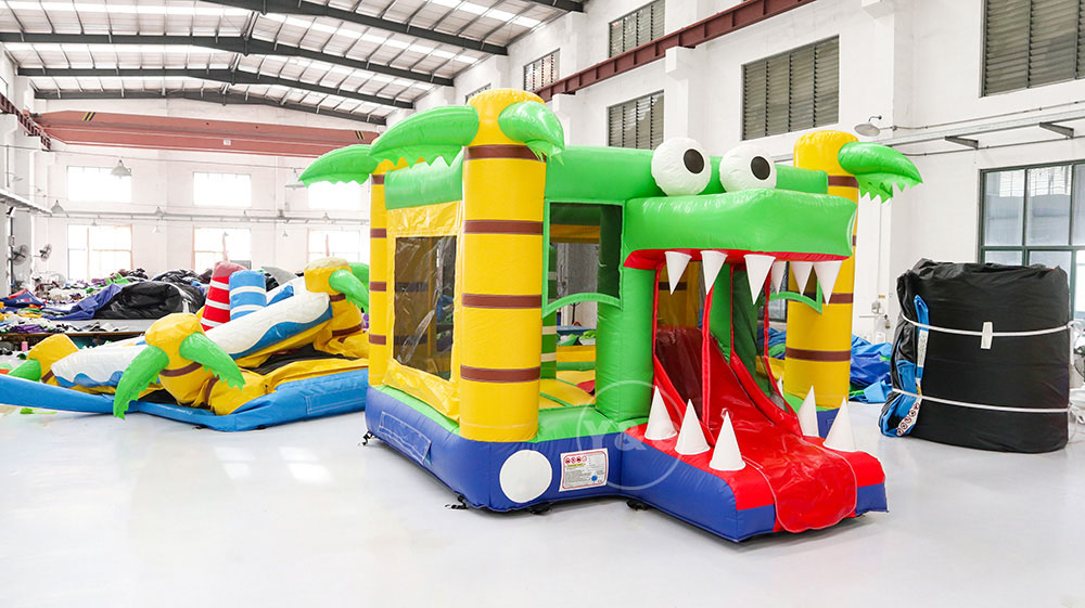 Inflatable crocodile bounce houseYG-140