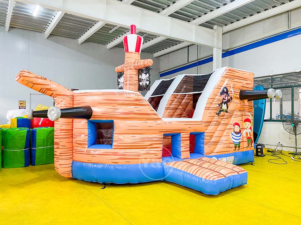 Commercial inflatable pirate ship slideYG-108