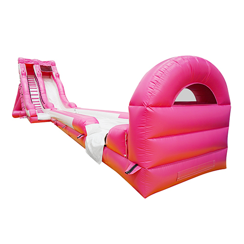 Hot sale pink inflatable water slide