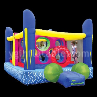 bounce house with ball pit and slideGB338