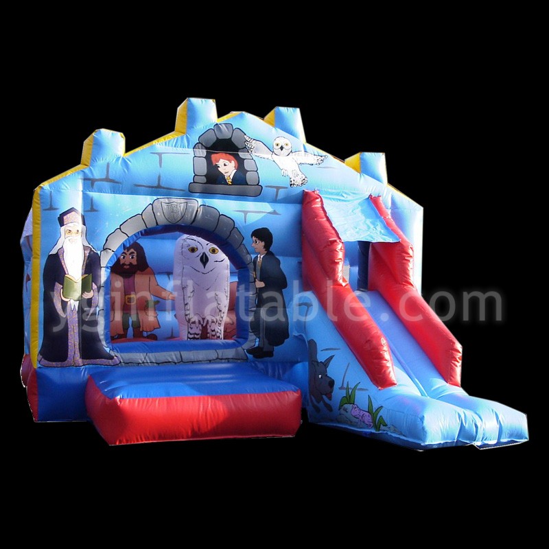 bounce house with slide and blowerGB434
