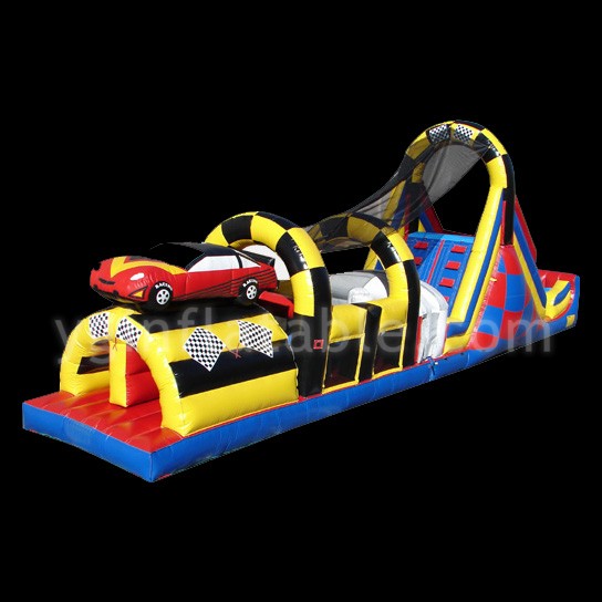 crazy car race inflatable obstacleGE069